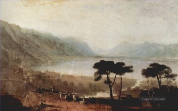 The Lake Geneva seen from Montreux Turner Oil Paintings